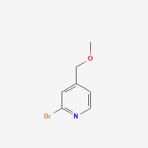 2-Bromo-4-(methoxymethyl)pyridine chemical structure (CAS 1289387-96-7)