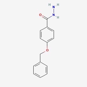 4-(Benzyloxy)benzohydrazide chemical structure (CAS 128958-65-6)