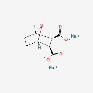 Sodium 7-oxabicyclo[2.2.1]heptane-2,3-dicarboxylate chemical structure (CAS 129-67-9)
