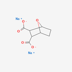 Sodium 7-oxabicyclo[2.2.1]heptane-2,3-dicarboxylate chemical structure (CAS 129-67-9)