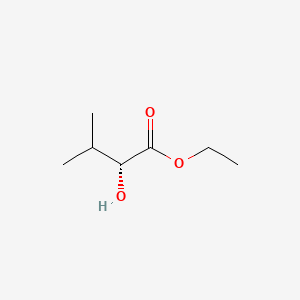 (R)-Ethyl 2-hydroxy-3-methylbutanoate chemical structure (CAS 129025-85-0)