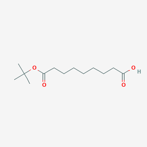 9-(tert-Butoxy)-9-oxononanoic acid chemical structure (CAS 1290540-34-9)