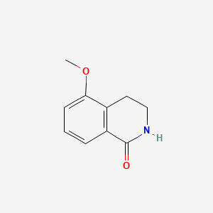 5-Methoxy-3,4-dihydroisoquinolin-1(2H)-one chemical structure (CAS 129075-49-6)