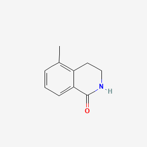 5-Methyl-3,4-dihydroisoquinolin-1(2H)-one chemical structure (CAS 129075-56-5)