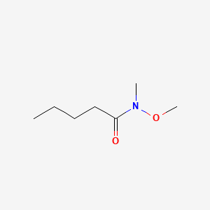 N-Methoxy-N-methylpentanamide chemical structure (CAS 129118-11-2)