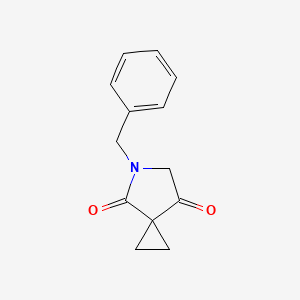 5-Benzyl-5-azaspiro[2.4]heptane-4,7-dione chemical structure (CAS 129306-04-3)
