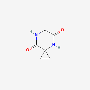 4,7-Diazaspiro[2.5]octane-5,8-dione chemical structure (CAS 129306-17-8)