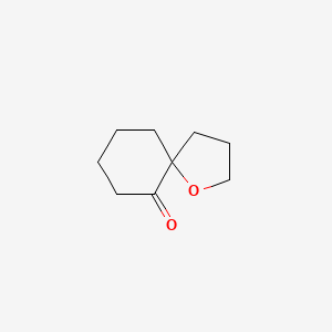 1-oxaspiro[4.5]decan-6-one chemical structure (CAS 129529-81-3)