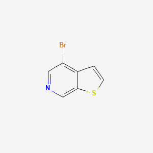 4-Bromothieno[2,3-c]pyridine chemical structure (CAS 1296224-08-2)