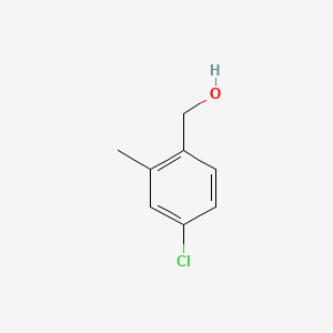 (4-Chloro-2-methylphenyl)methanol chemical structure (CAS 129716-11-6)