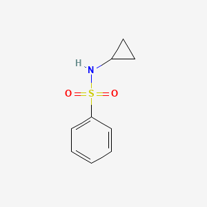 N-Cyclopropylbenzenesulfonamide chemical structure (CAS 129716-35-4)
