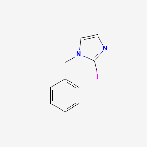 1-Benzyl-2-iodo-1H-imidazole chemical structure (CAS 129748-92-1)