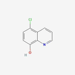 5-Chloroquinolin-8-ol chemical structure (CAS 130-16-5)