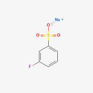 Sodium 3-fluorobenzenesulfonate chemical structure (CAS 130043-78-6)