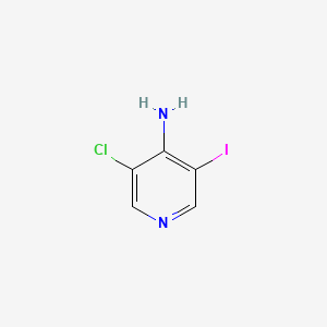 3-Chloro-5-iodopyridin-4-amine chemical structure (CAS 1300750-79-1)