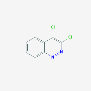3,4-Dichlorocinnoline chemical structure (CAS 130111-80-7)