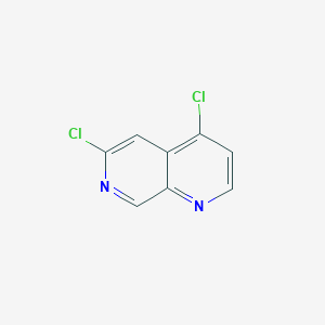 4,6-Dichloro-1,7-naphthyridine chemical structure (CAS 1301714-24-8)