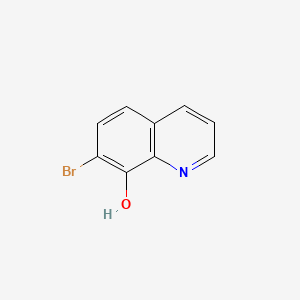7-Bromoquinolin-8-ol chemical structure (CAS 13019-32-4)