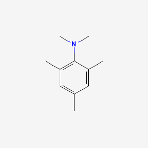 N,N,2,4,6-Pentamethylaniline chemical structure (CAS 13021-15-3)