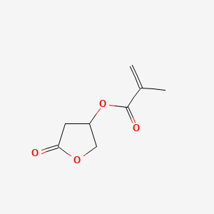 5-Oxotetrahydrofuran-3-yl methacrylate chemical structure (CAS 130224-95-2)