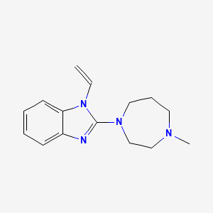 2-(4-Methyl-1,4-diazepan-1-yl)-1-vinyl-1H-benzo[d]imidazole chemical structure (CAS 130263-14-8)