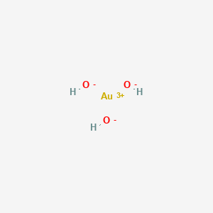 Gold(iii)hydroxide chemical structure (CAS 1303-52-2)