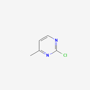 2-Chloro-4-methylpyrimidine chemical structure (CAS 13036-57-2)