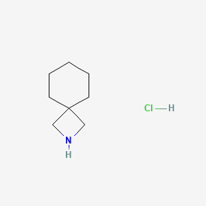 2-Azaspiro[3.5]nonane hydrochloride chemical structure (CAS 1303968-07-1)