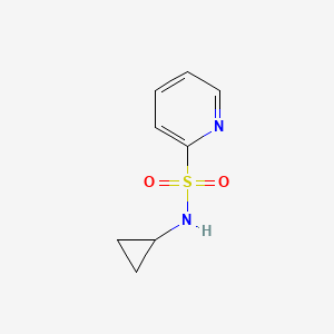 N-Cyclopropylpyridine-2-sulfonamide chemical structure (CAS 1303968-52-6)