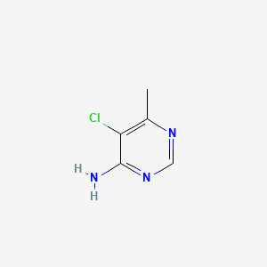 5-Chloro-6-methylpyrimidin-4-amine chemical structure (CAS 13040-89-6)