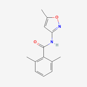 2,6-Dimethyl-N-(5-methylisoxazol-3-yl)benzamide chemical structure (CAS 130403-08-6)