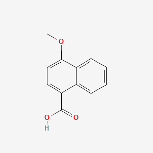 4-Methoxy-1-naphthoic acid chemical structure (CAS 13041-62-8)