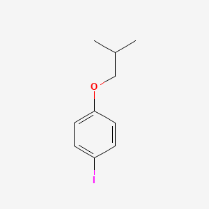1-Iodo-4-isobutoxybenzene chemical structure (CAS 1304385-08-7)