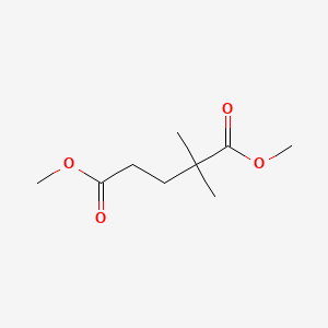 Dimethyl 2,2-dimethylpentanedioate chemical structure (CAS 13051-32-6)