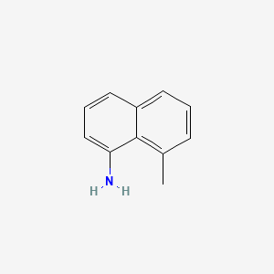 8-Methylnaphthalen-1-amine chemical structure (CAS 130523-30-7)