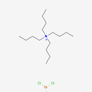 Tetra-N-butylammoniumdichlorobromide chemical structure (CAS 13053-75-3)