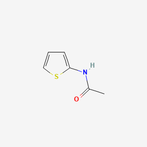 2-(Acetamido)thiophene chemical structure (CAS 13053-81-1)
