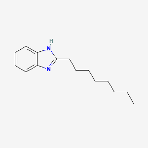 2-Octylbenzimidazole chemical structure (CAS 13060-24-7)