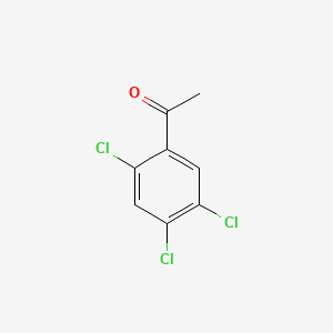1-(2,4,5-Trichlorophenyl)ethanone chemical structure (CAS 13061-28-4)