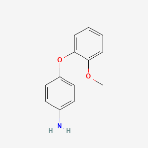 4-(2-Methoxyphenoxy)aniline chemical structure (CAS 13066-01-8)