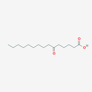 6-Oxopentadecanoic acid chemical structure (CAS 130664-55-0)