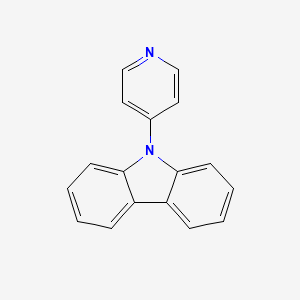 9-(Pyridin-4-yl)-9H-carbazole chemical structure (CAS 130671-88-4)