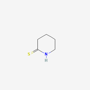 Piperidine-2-thione chemical structure (CAS 13070-01-4)