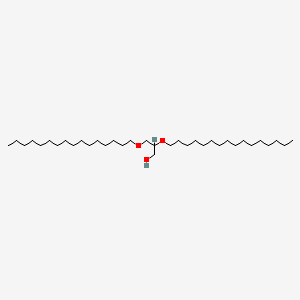 2,3-Bis(hexadecyloxy)propan-1-ol chemical structure (CAS 13071-60-8)