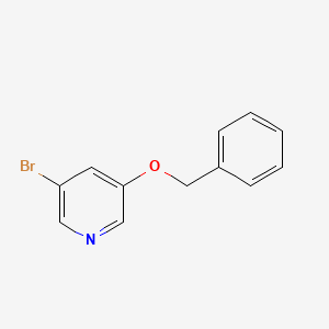 3-(Benzyloxy)-5-bromopyridine chemical structure (CAS 130722-95-1)
