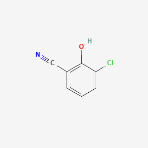 3-Chloro-2-hydroxybenzonitrile chemical structure (CAS 13073-27-3)