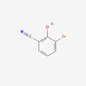 3-Bromo-2-hydroxybenzonitrile chemical structure (CAS 13073-28-4)