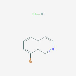 8-Bromoisoquinoline Hydrochloride chemical structure (CAS 1307316-93-3)