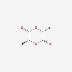 (3R,6R)-3,6-Dimethyl-1,4-dioxane-2,5-dione chemical structure (CAS 13076-17-0)