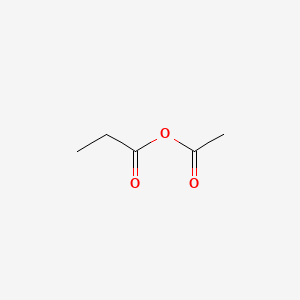 Acetic propionic anhydride chemical structure (CAS 13080-96-1)